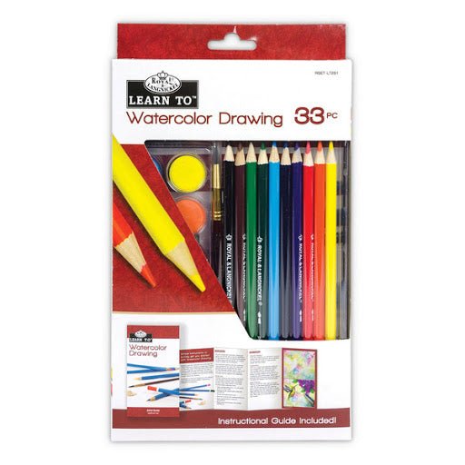 Royal & Langnickel Learn To: Watercolour Drawing: 33pc Art Set