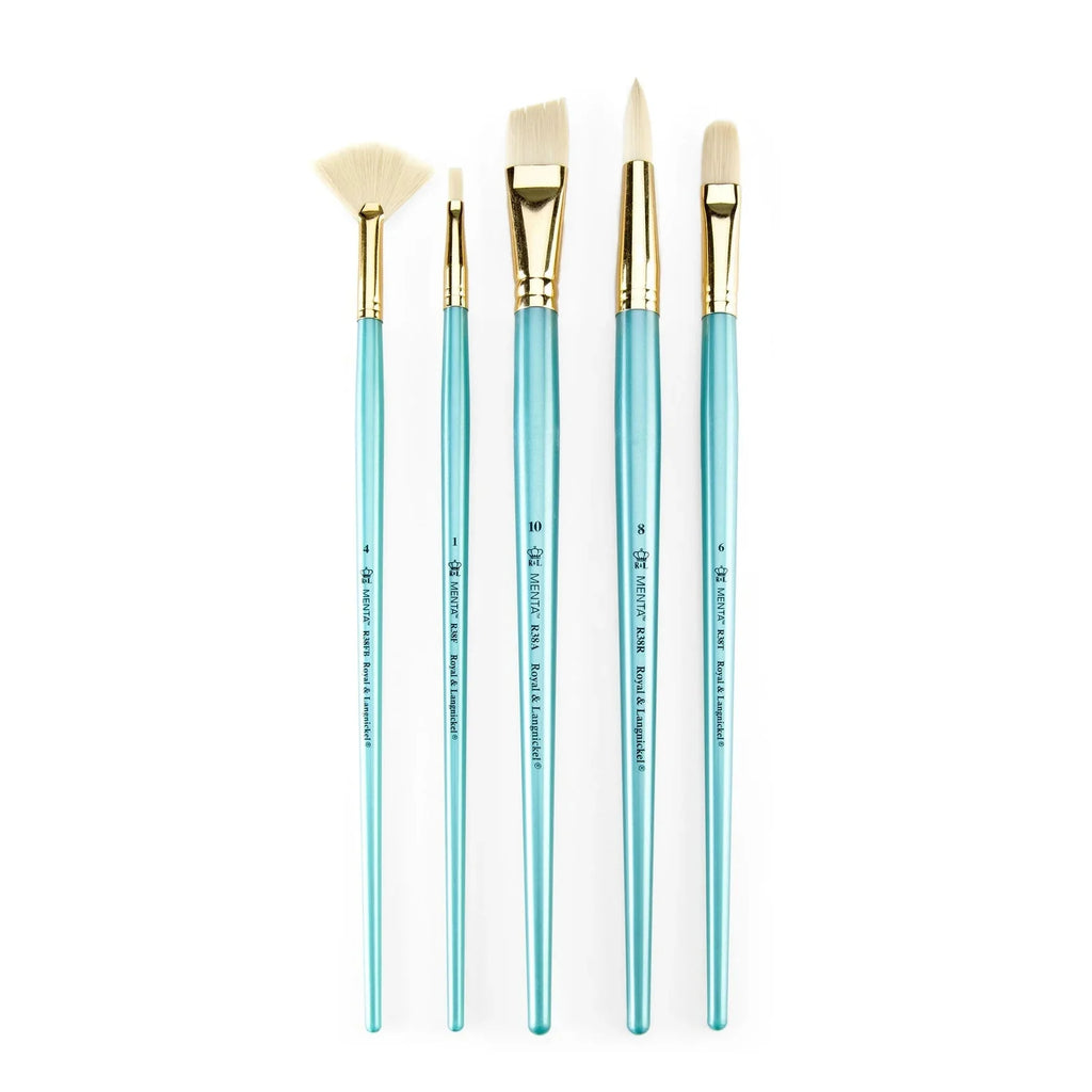 Royal & Langnickel: Menta 5 Piece Paintbrush Set with Bag