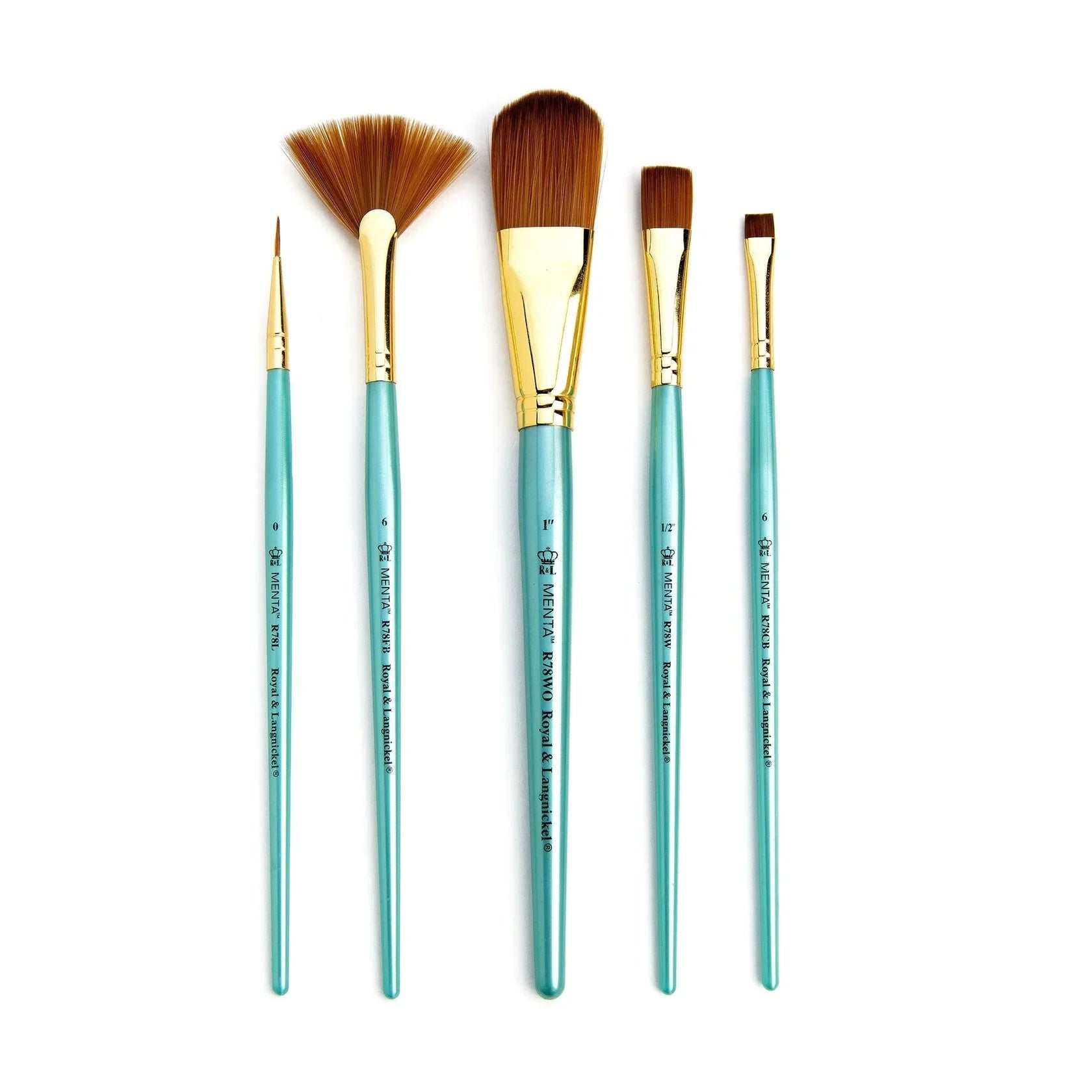 Royal & Langnickel: Menta 5 Piece Paintbrush Set with Bag