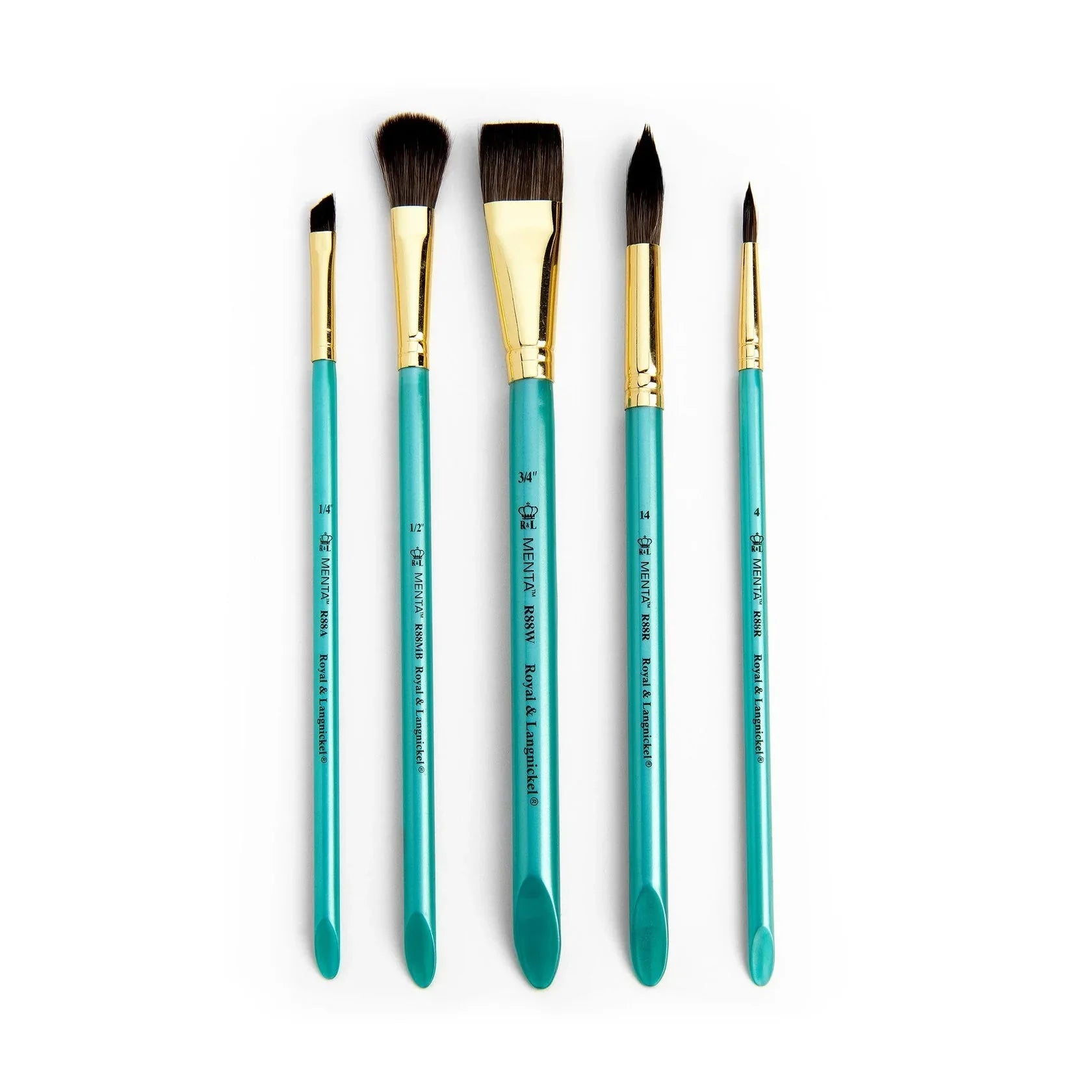 Royal & Langnickel: Menta 5 Piece Paintbrush Set with Bag