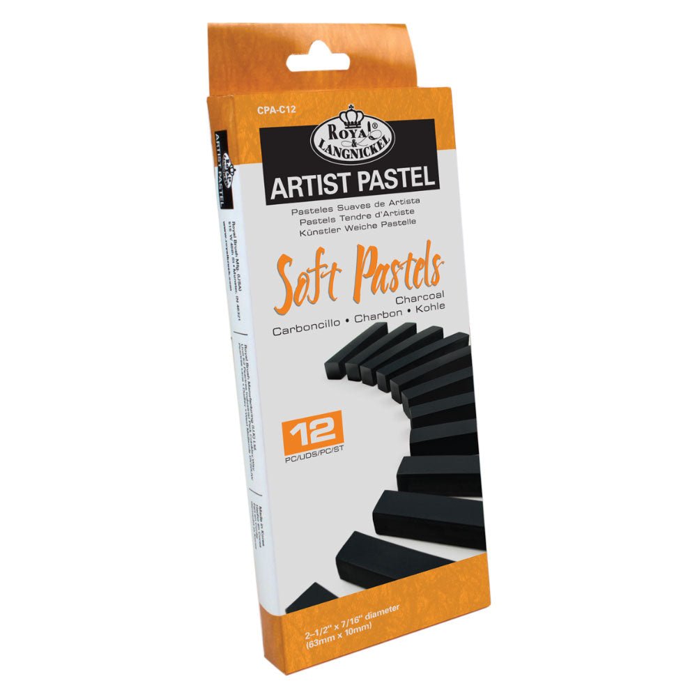 Royal & Langnickel Soft Artist's Pastels: Charcoal - 12pk