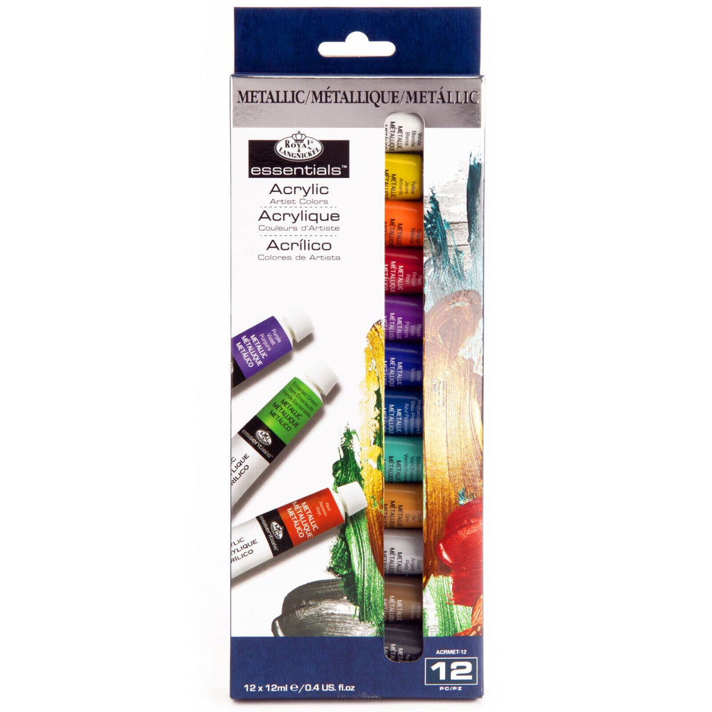 Royal & Langnickel Artists Acrylic Paints: Metallics - 12pc