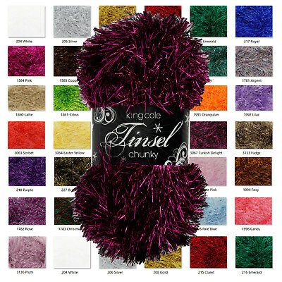 King Cole Tinsel Chunky Yarn - 50g