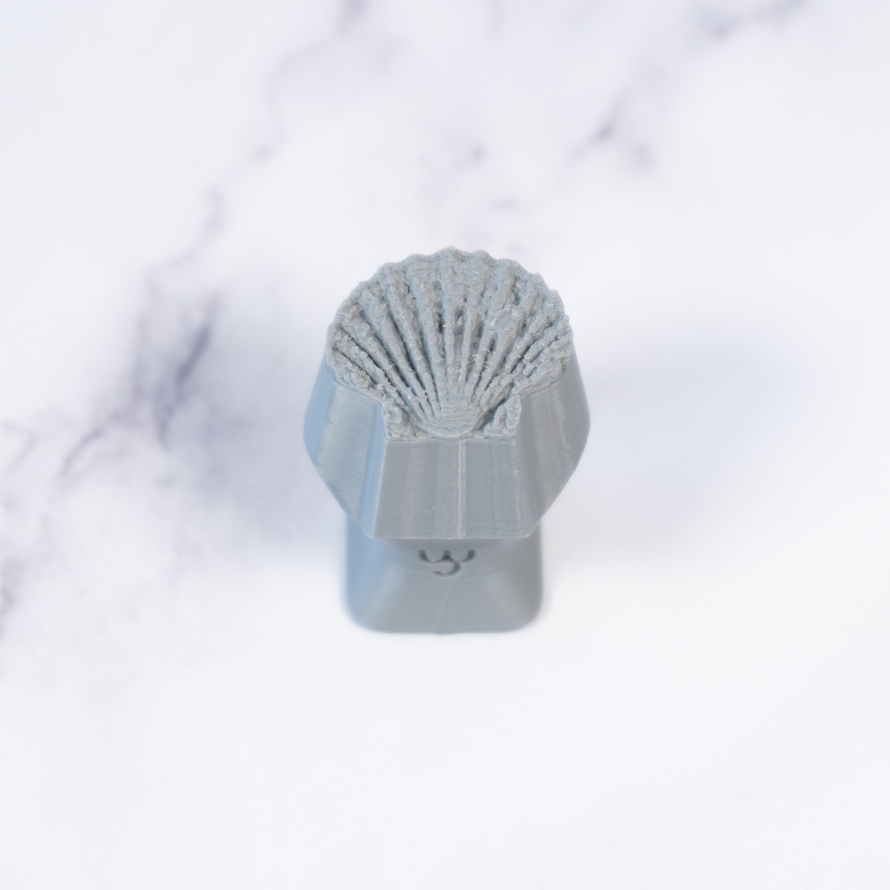 Scallop Shell Stamp - Photo Textured - Style #1
