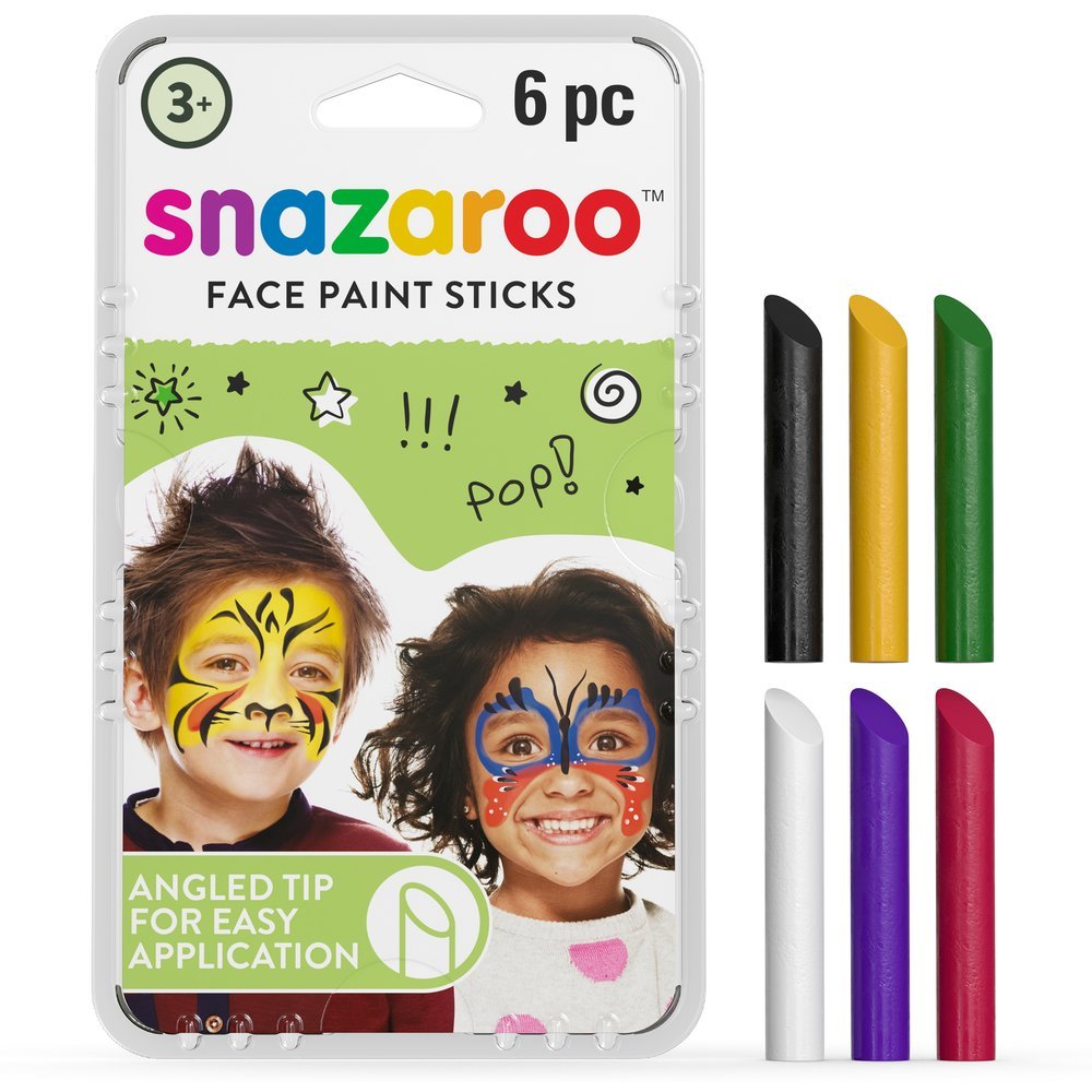 Snazaroo Face Paint Sticks - 5pk