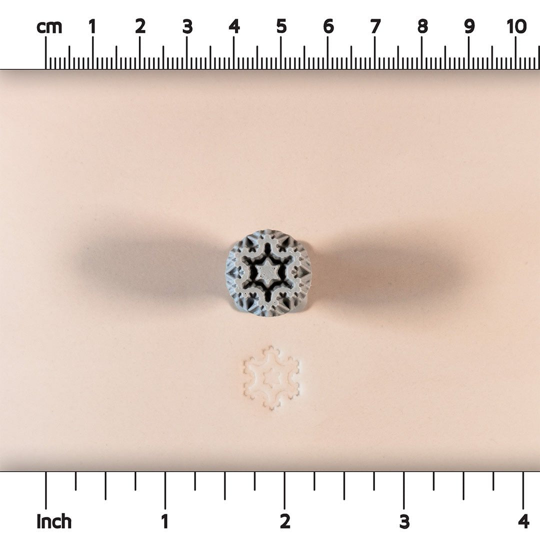 Snowflake Stamps Set of 7 - Six-Sided Snowflakes