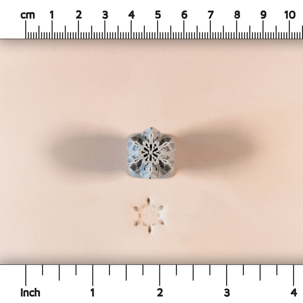 Snowflake Stamps Set of 7 - Six-Sided Snowflakes