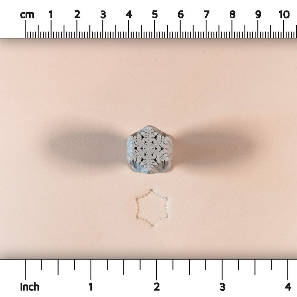 Snowflake Stamps Set of 7 - Six-Sided Snowflakes