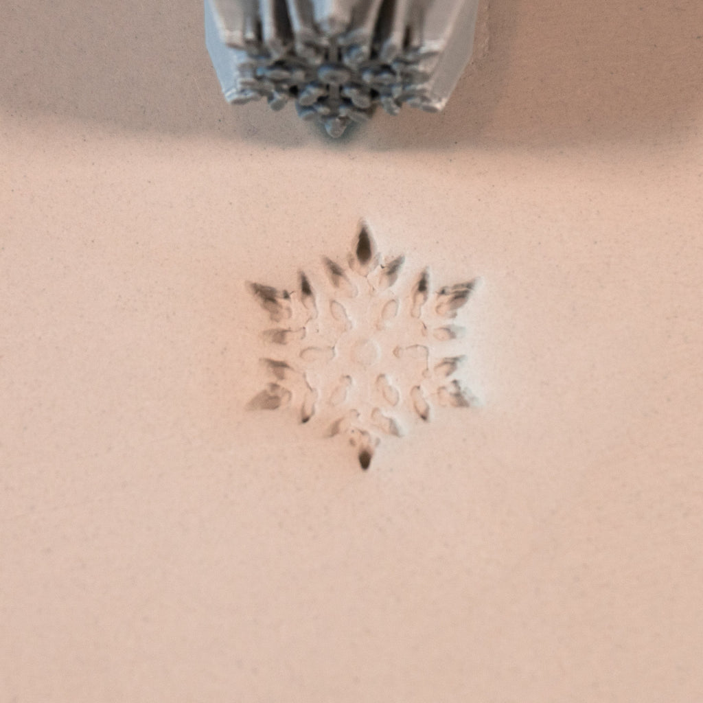 Snowflake Stamps Set of 7 - Six-Sided Snowflakes