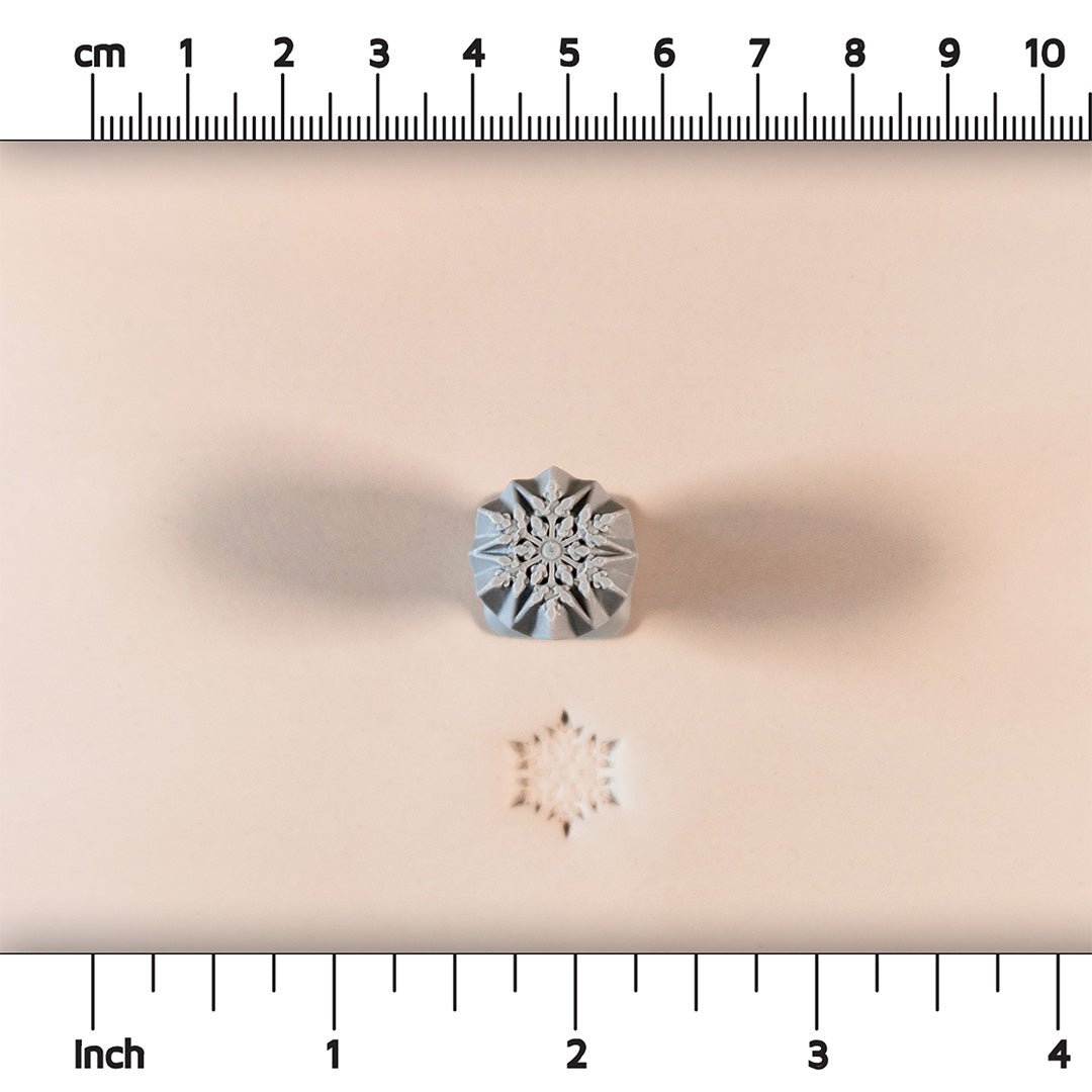 Snowflake Stamps Set of 7 - Six-Sided Snowflakes