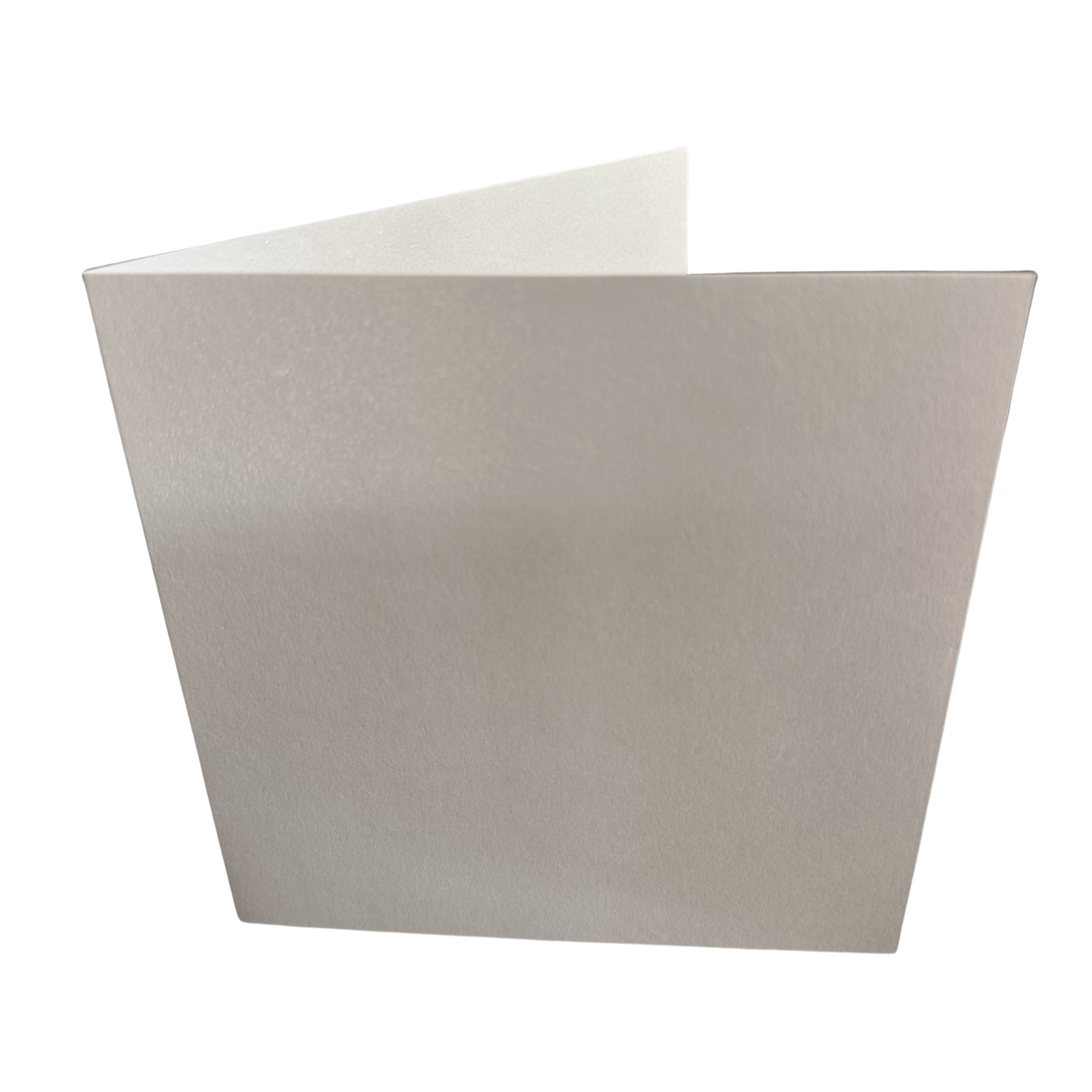 50 Pack - 6x6 Pearl White Card Blanks & White Envelopes - 300gsm