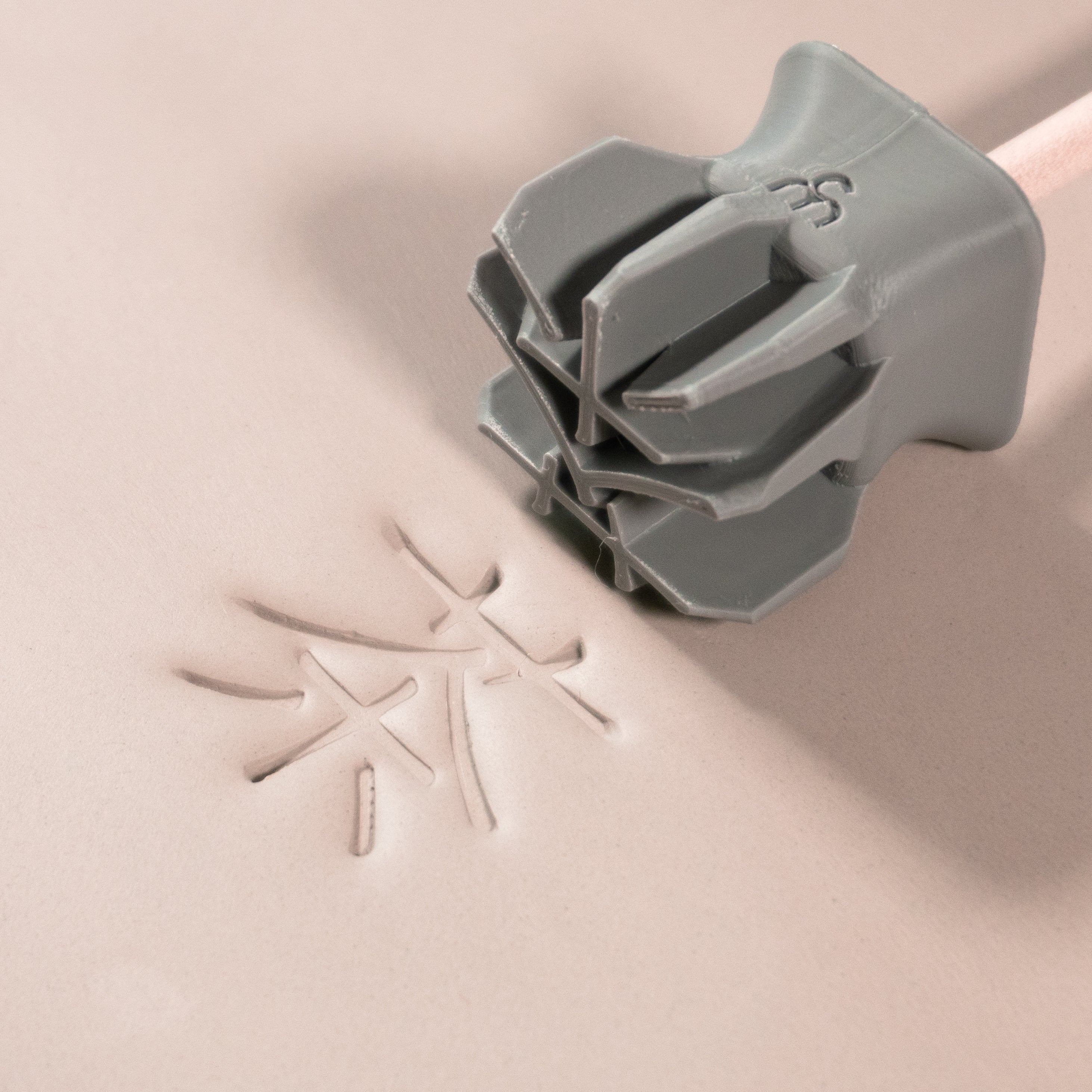 Tea Kanji Symbol Stamps