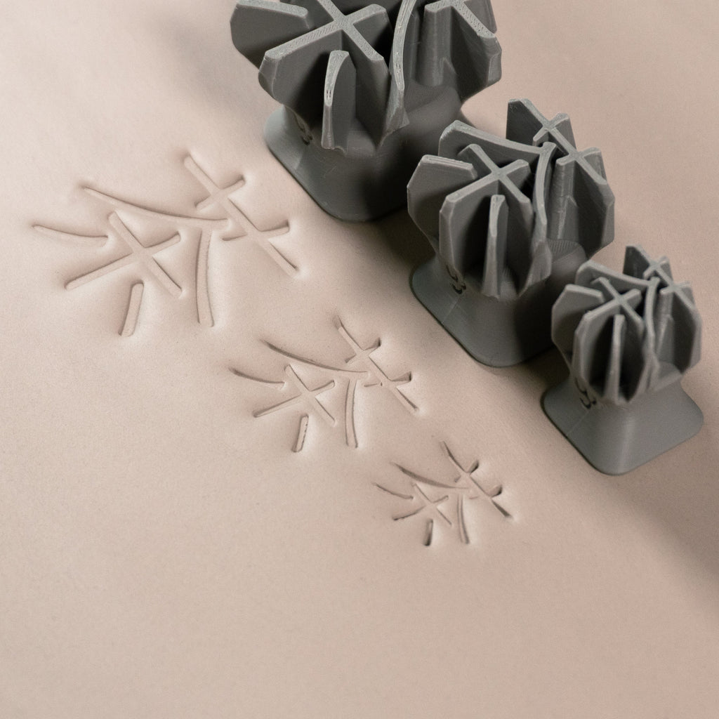 Tea Kanji Symbol Stamps