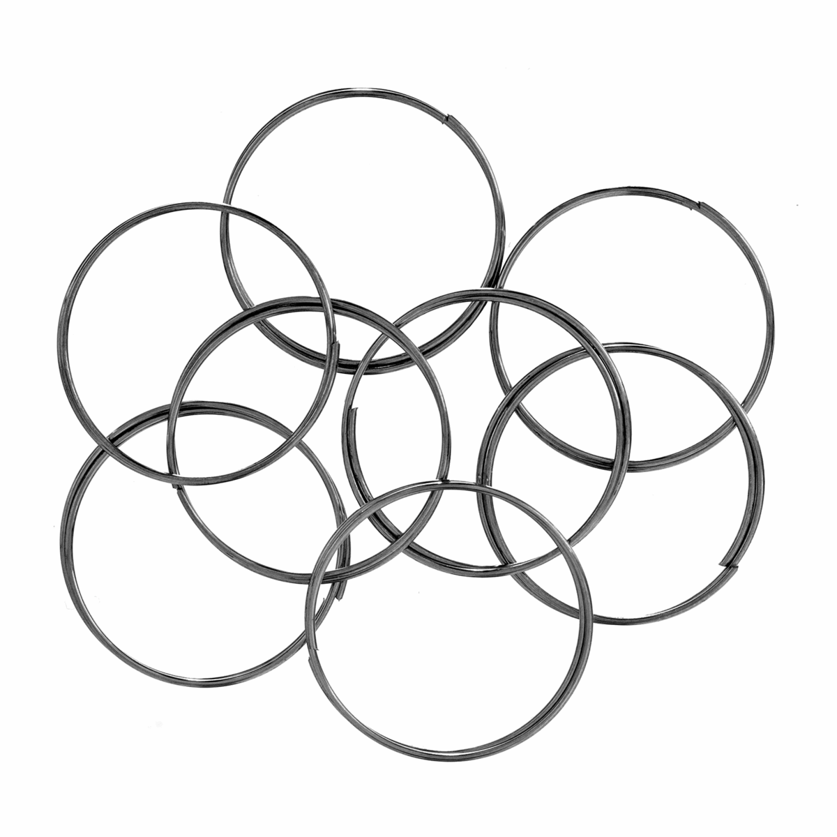 Trimits 2cm Memory Wire Rings - 8 Coils