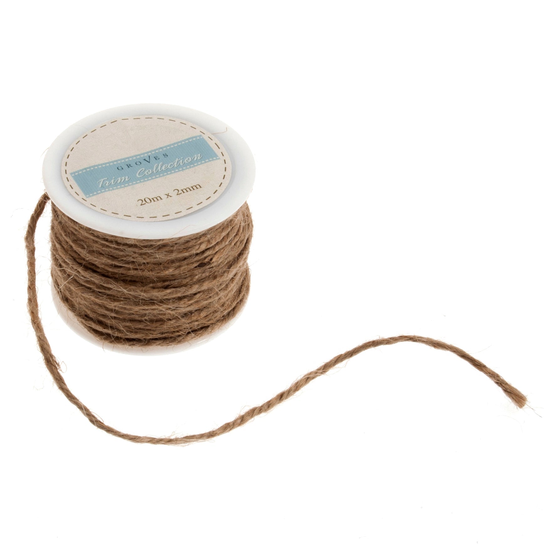 Trimits 2mm Jute String Twine: 20m