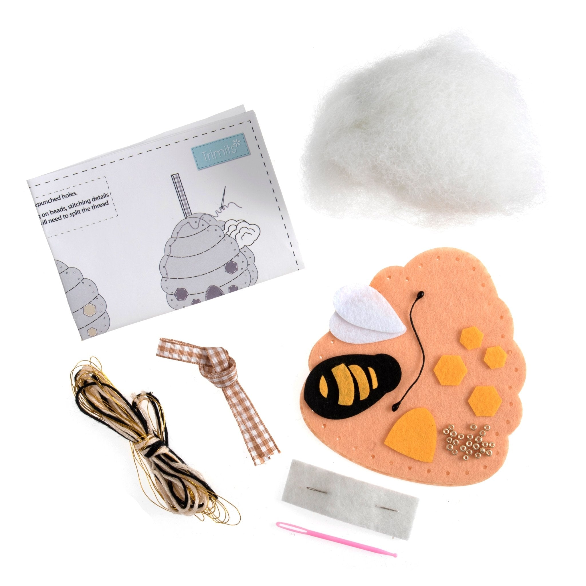 Trimits Felt Decoration Kit: Bee Hive