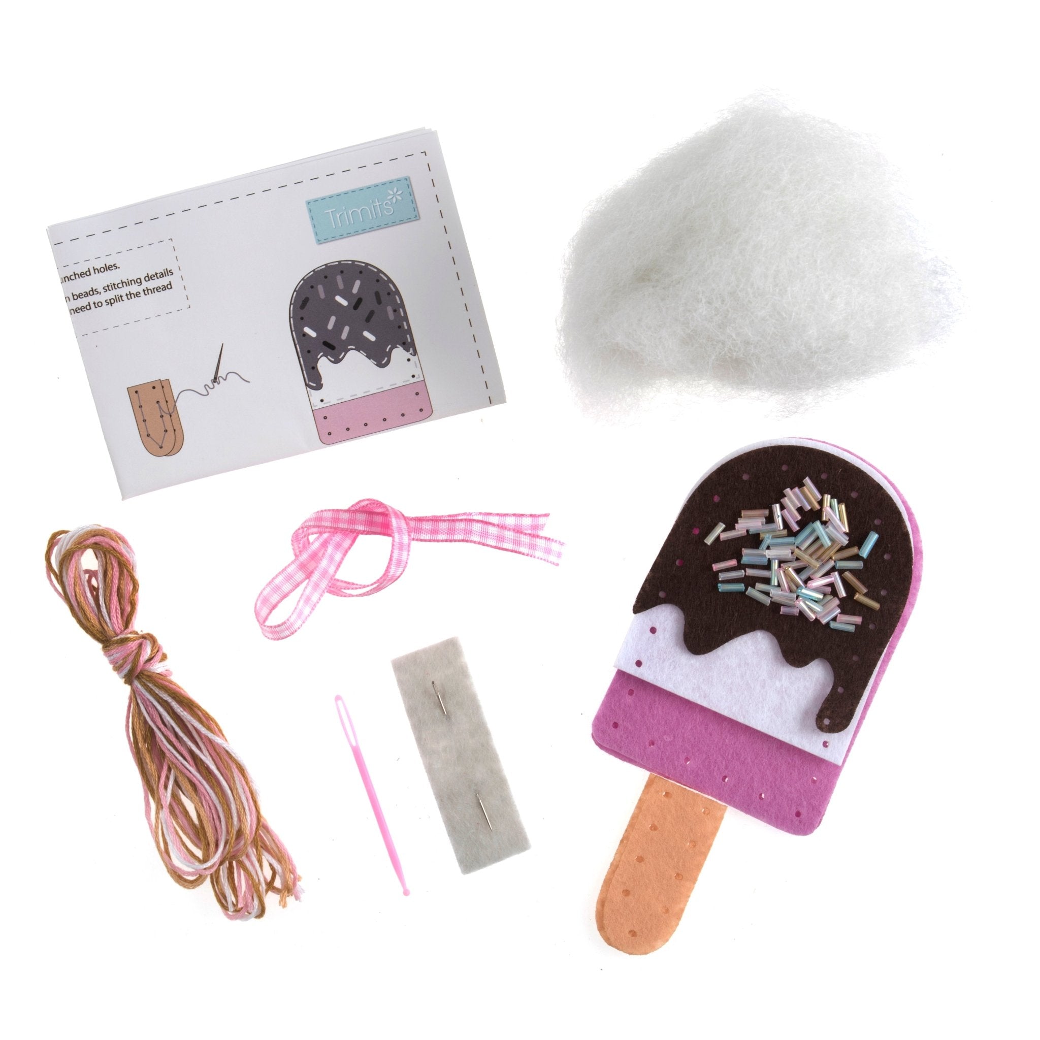 Trimits Felt Decoration Kit: Ice Lolly