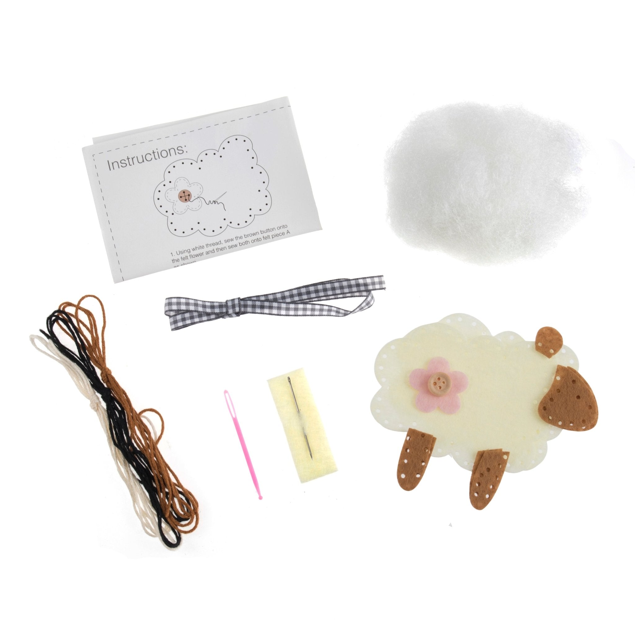 Trimits Felt Decoration Kit: Sheep