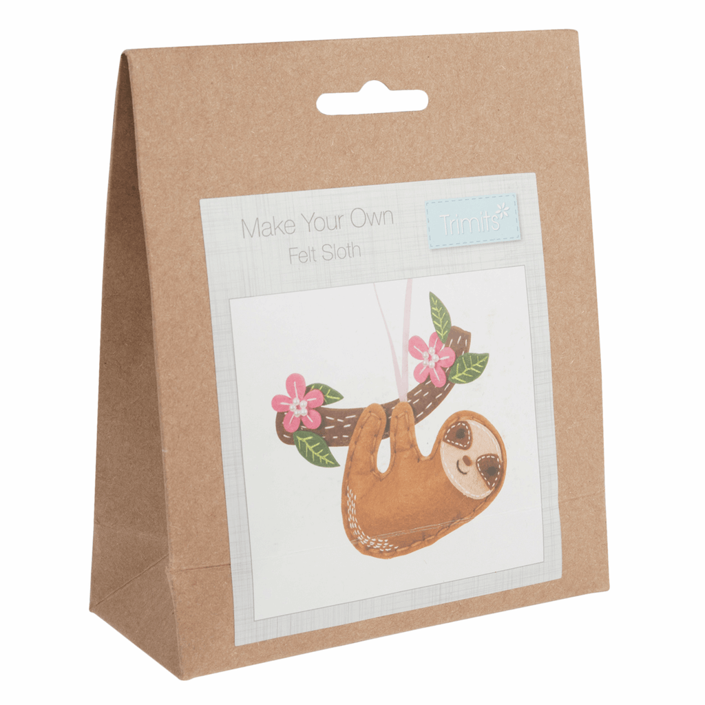 Trimits Felt Decoration Kit: Sloth