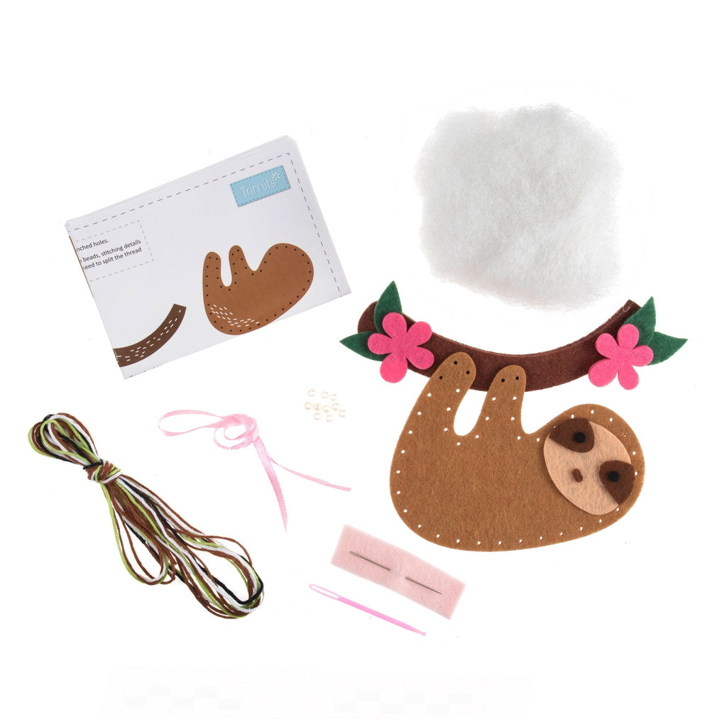 Trimits Felt Decoration Kit: Sloth