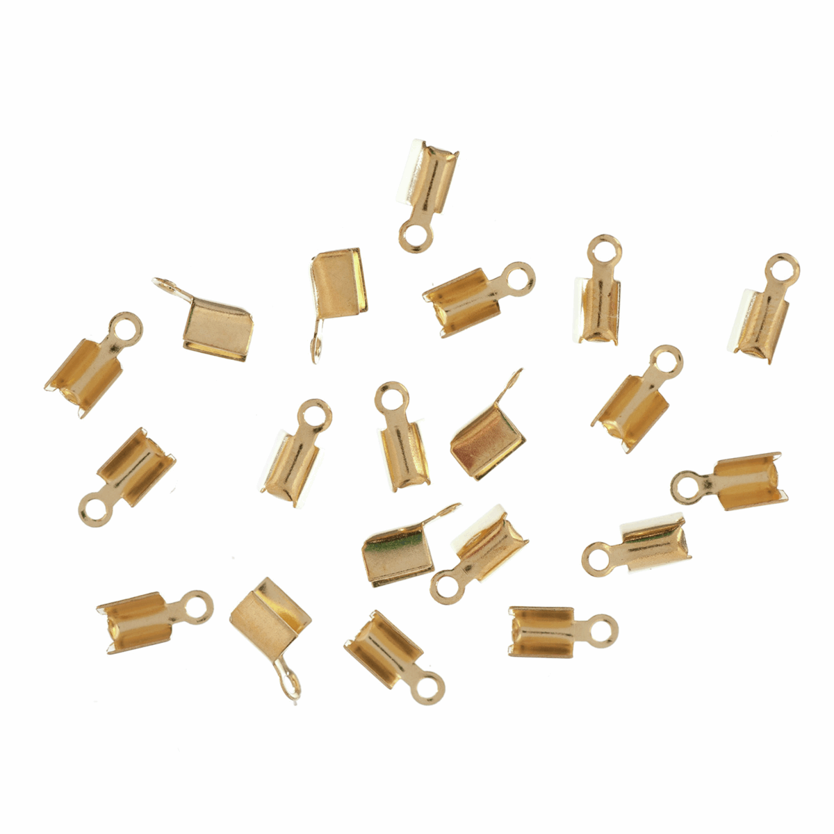 Trimits Leather Crimps / Cord Ends - 20pk