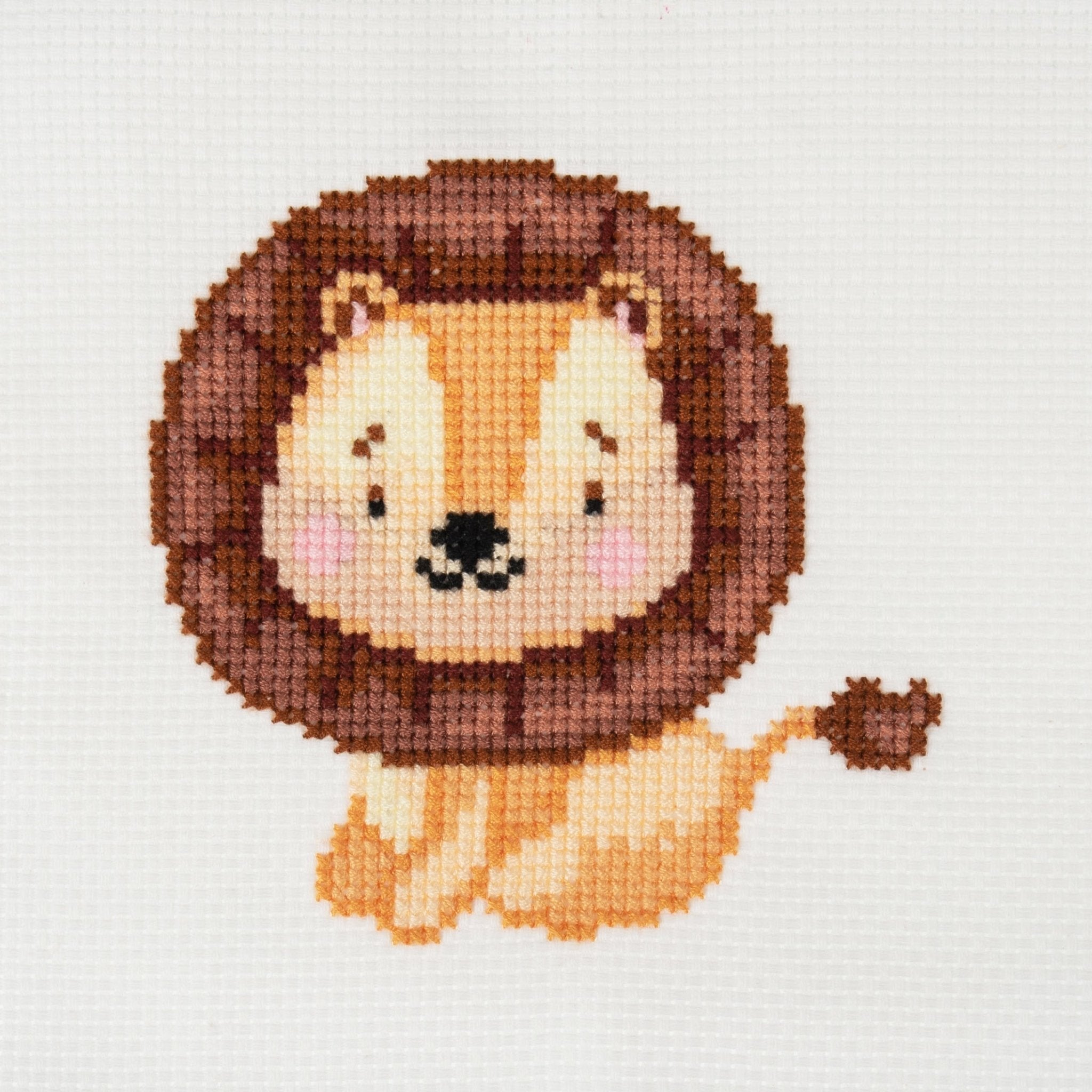 Trimits Mini Counted Cross Stitch Kit: Lion