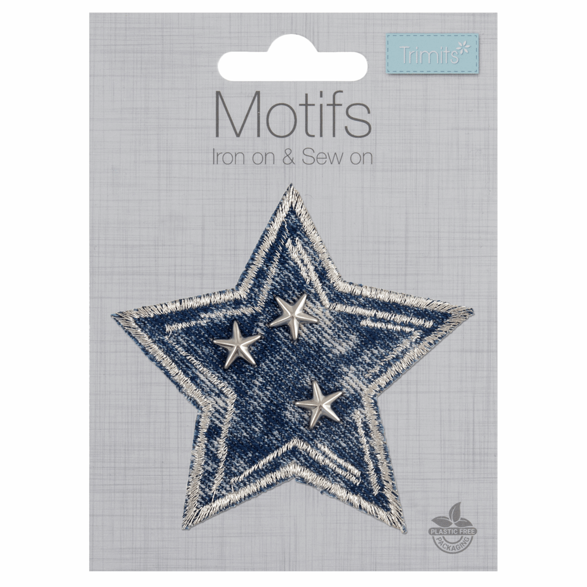 Trimits Stick On, Iron On or Sew On Motif Patch C - various