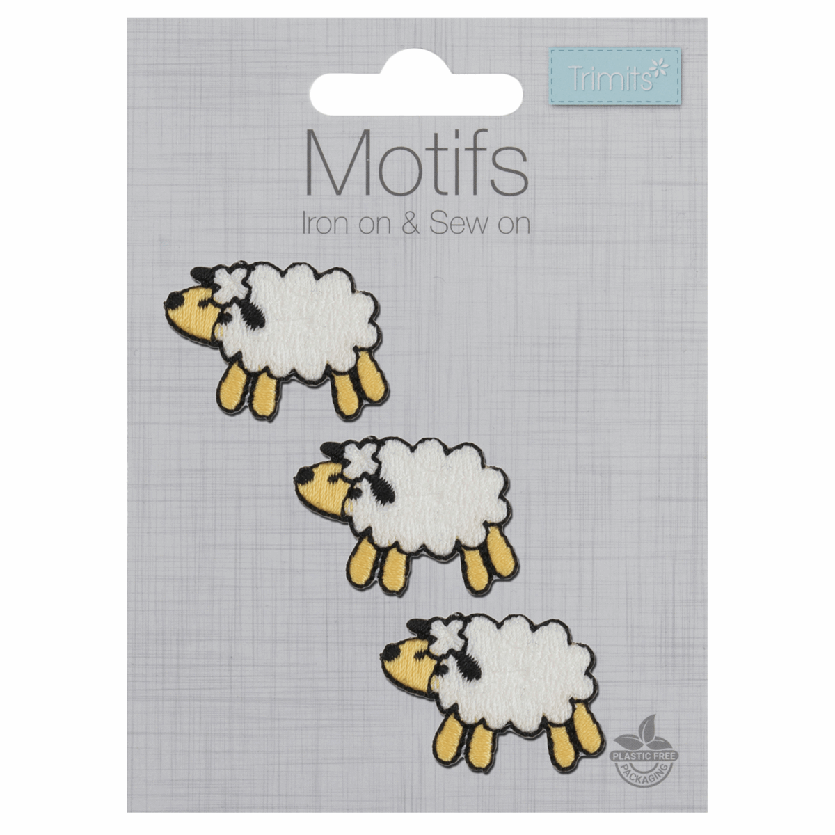 Trimits Stick On, Iron On or Sew On Motif Patch A - various