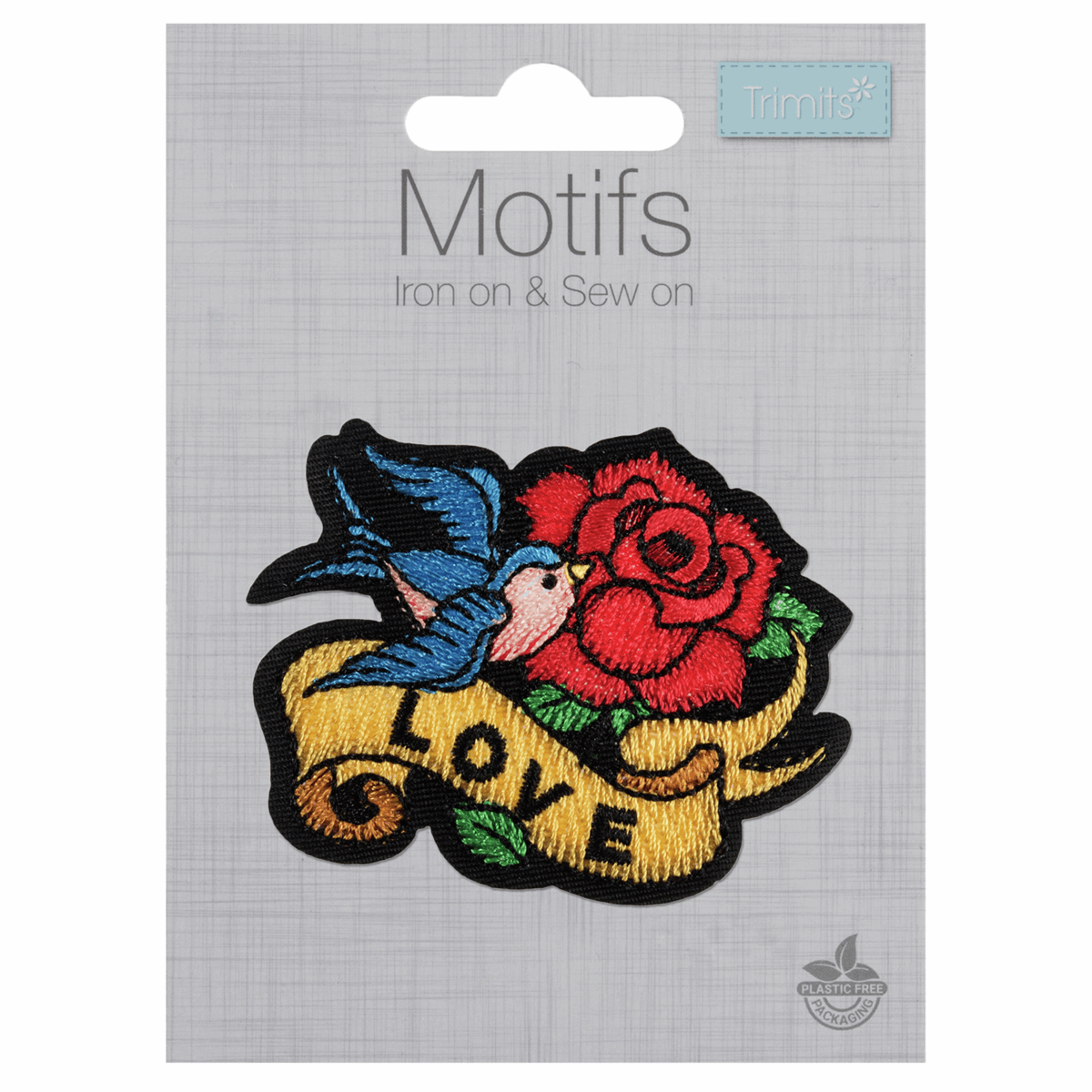 Trimits Stick On, Iron On or Sew On Motif Patch C - various