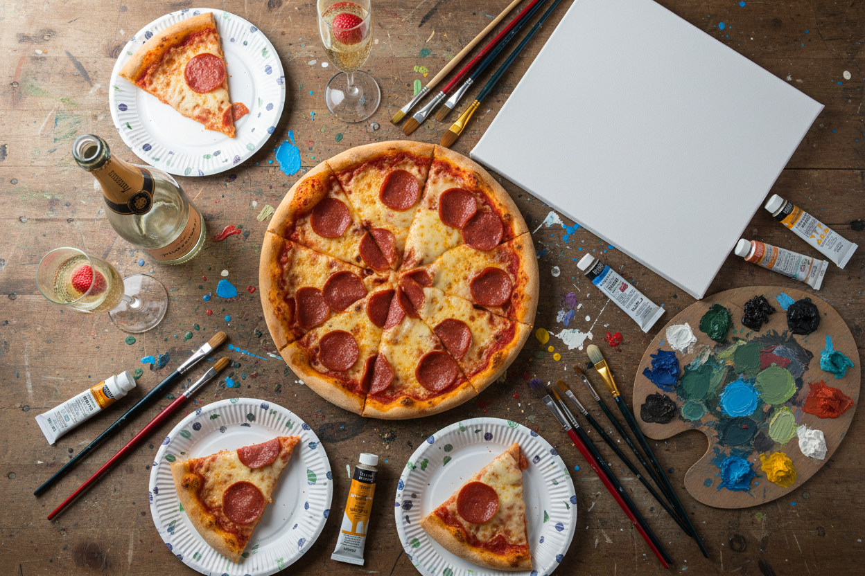 try again, flat lay style