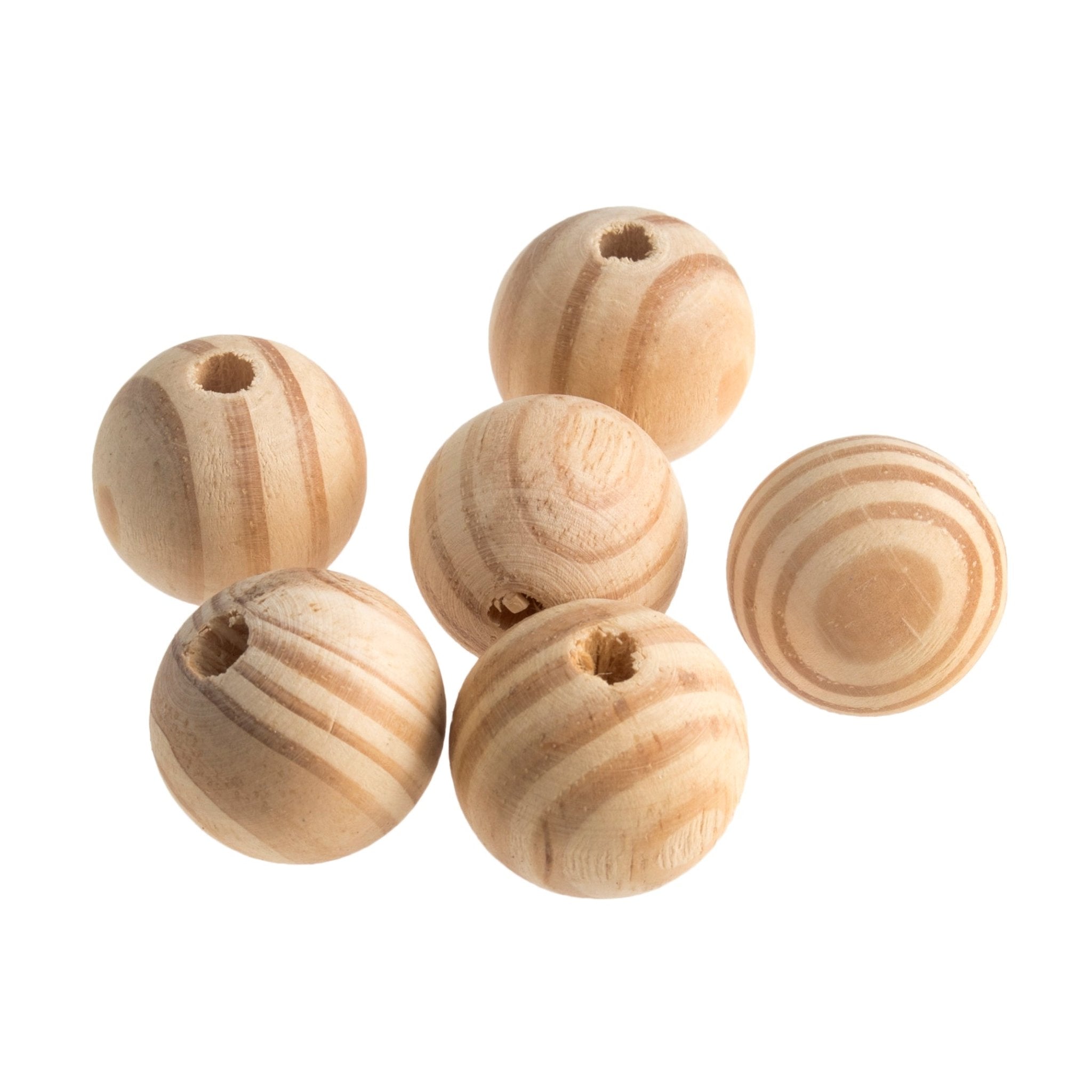 Wooden Craft Beads for Macramé