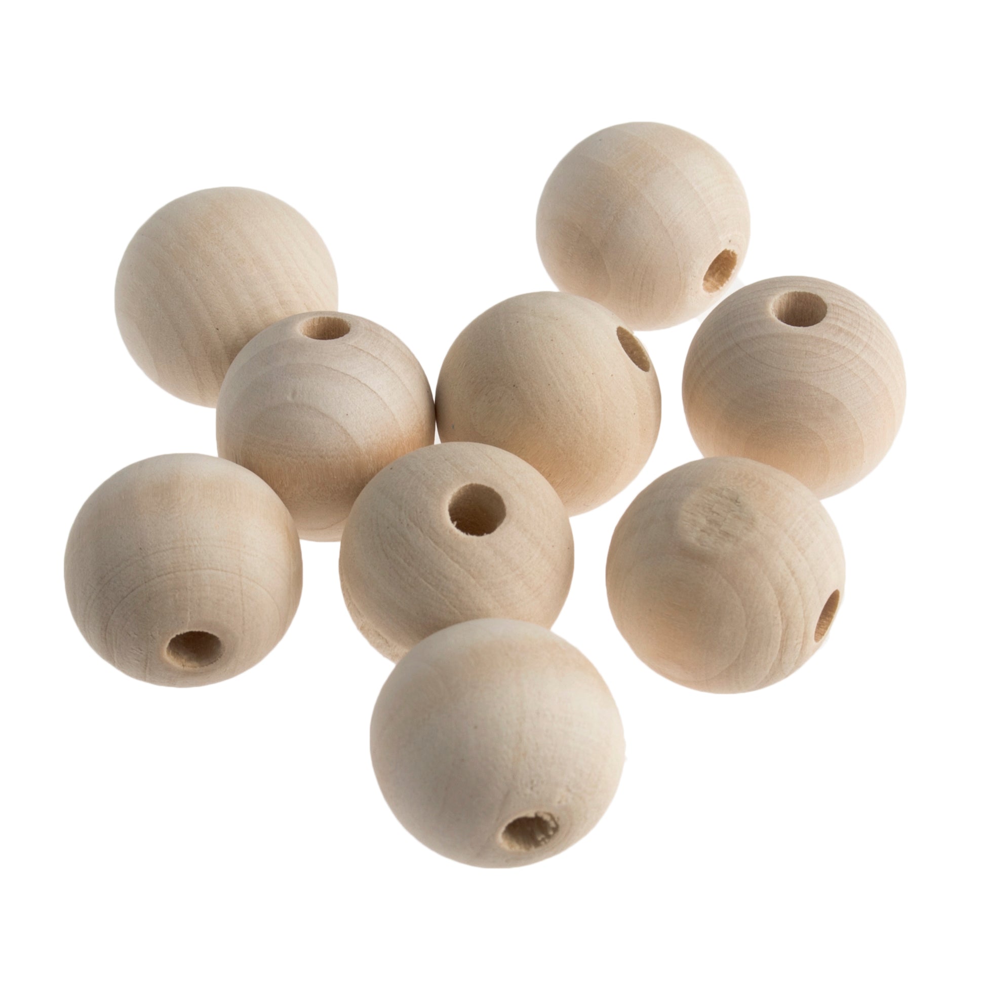 Wooden Craft Beads for Macramé
